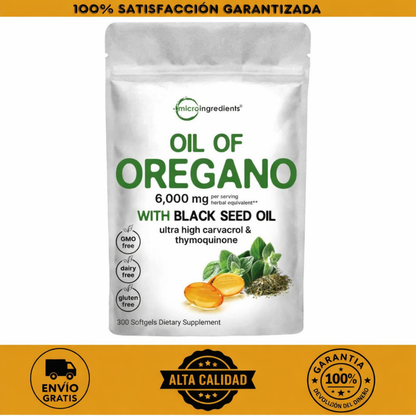 Zelona Cápsulas Blandas de Orégano 6000Mg por Porción, 300 Unidades